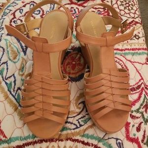 Tan Wedge sandals